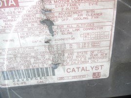 1993 TOYOTA CAMRY DX SILVER 2.2L AT Z17792